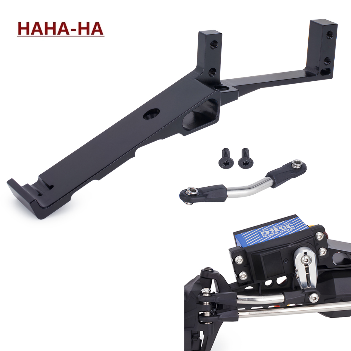 Rc Crawler Axle Parts - 1 szt. Aluminiowy uchwyt serwa i