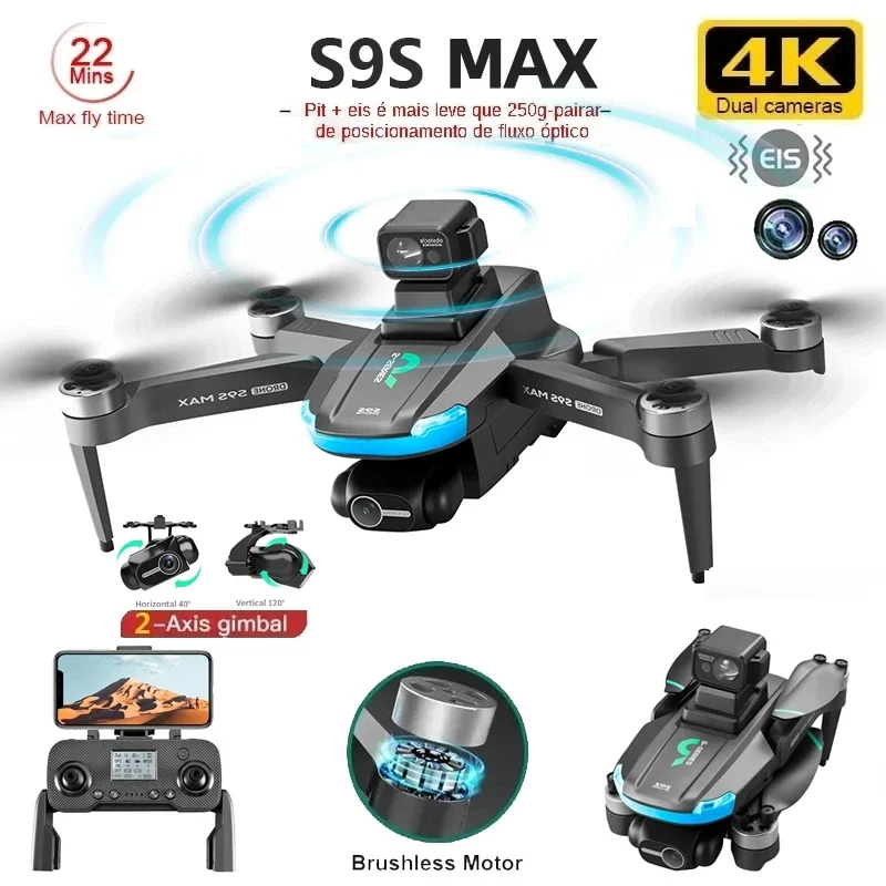 Drone Rc With Screen - NOWOŚĆ S9S MAX MINI Drone 4K