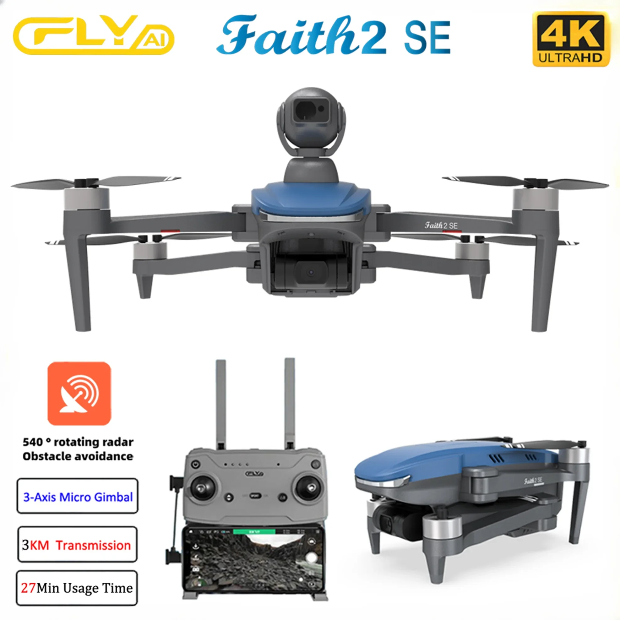 Drone Vs Rc Helicopter - Faith 2 SE z 540 °