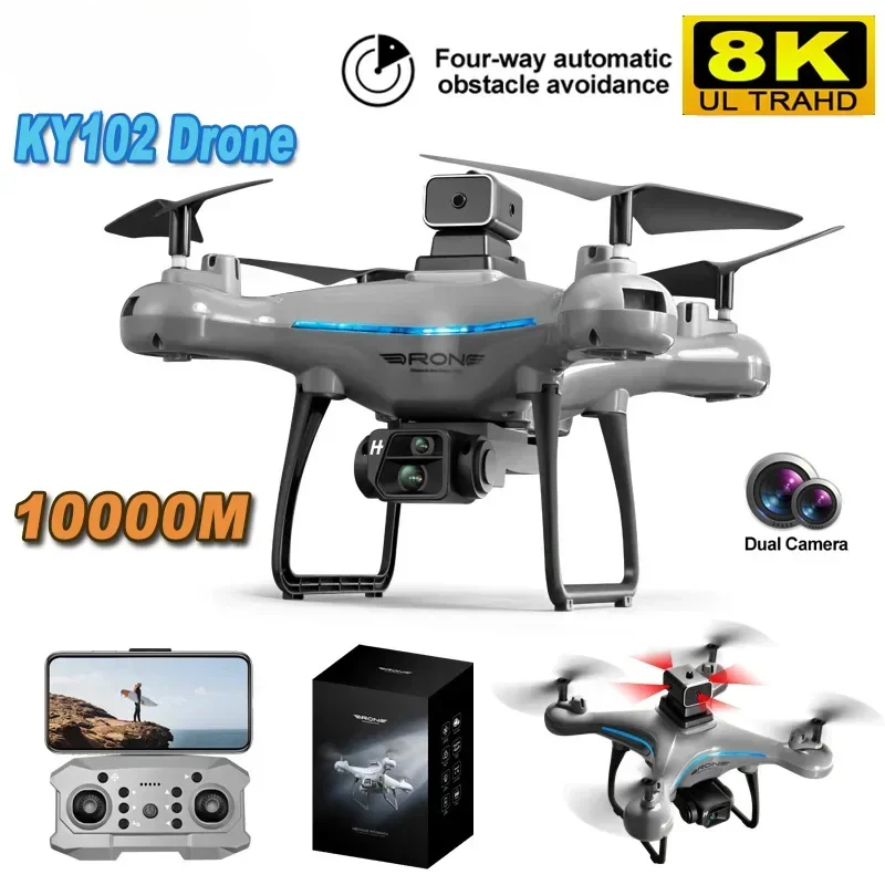Drone Ky102 Rc - KY102 Drone 8K profesjonalny podwójny aparat
