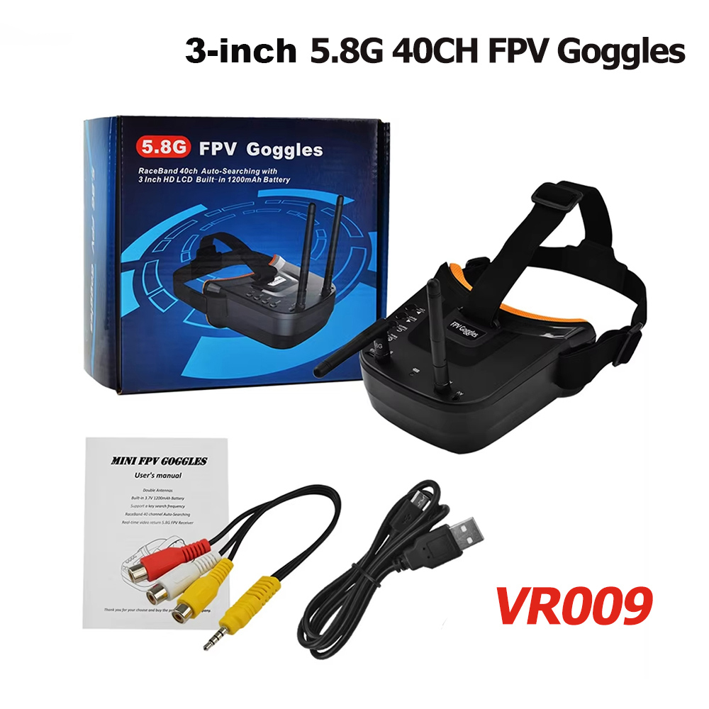 Drone Rc With Screen - Okulary wideo VR009 FPV z 3-calowym