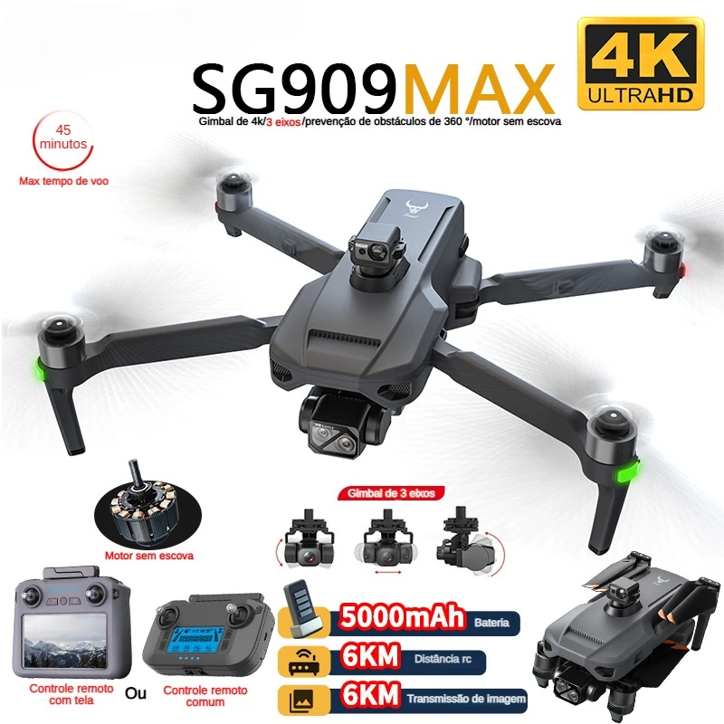 Drone Zll Rc - ZLL SG909 SG909MAX Profesjonalny dron z
