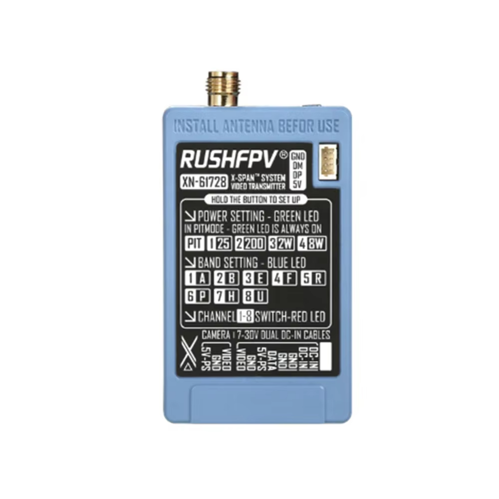 RUSHFPV 6.1‑7.2G 8W X61728 VTX – Rc Airplane Drone recenzja i cena