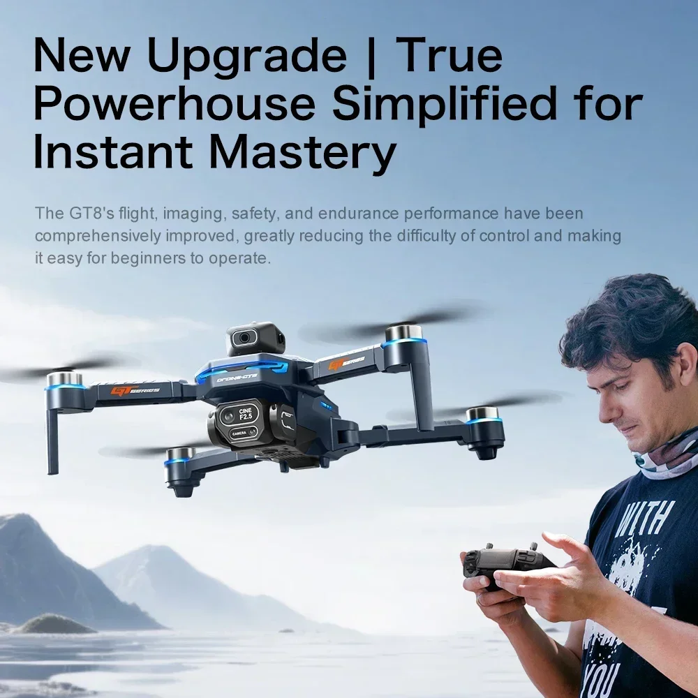 Dron 4K HD GT8 Kamera Unikanie – Drone Top Rc recenzja i cena