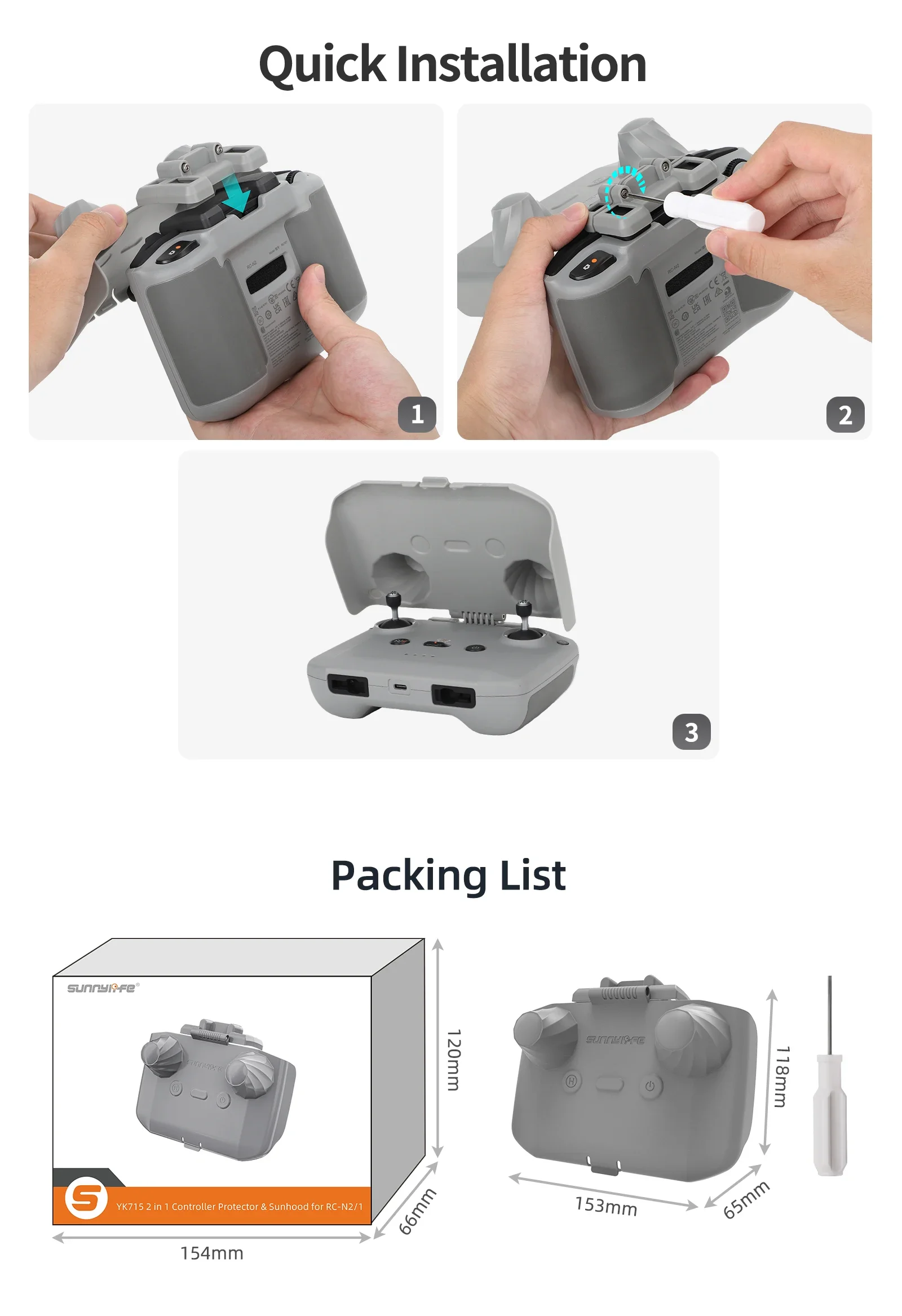 Osłona kontrolera 2 w 1, osłon – Drone Rc Cover recenzja i cena