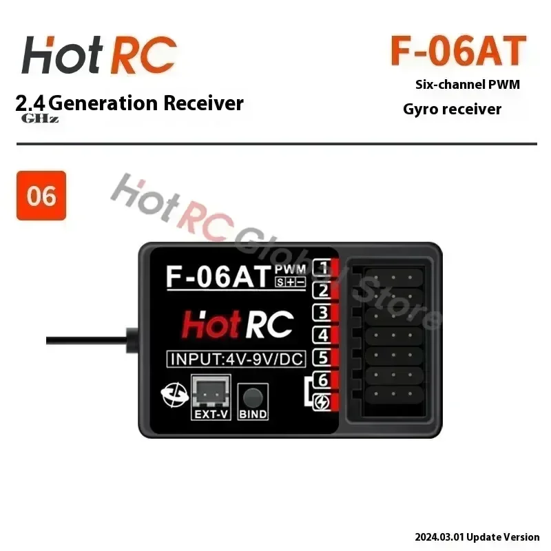 Odbiornik HOTRC 2.4Ghz 4/6/8-k – Rc Boat recenzja i cena