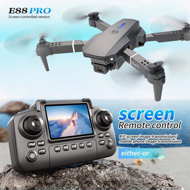 Profesjonalny dron E88 PRO z e – Drone Rc With Screen recenzja i cena