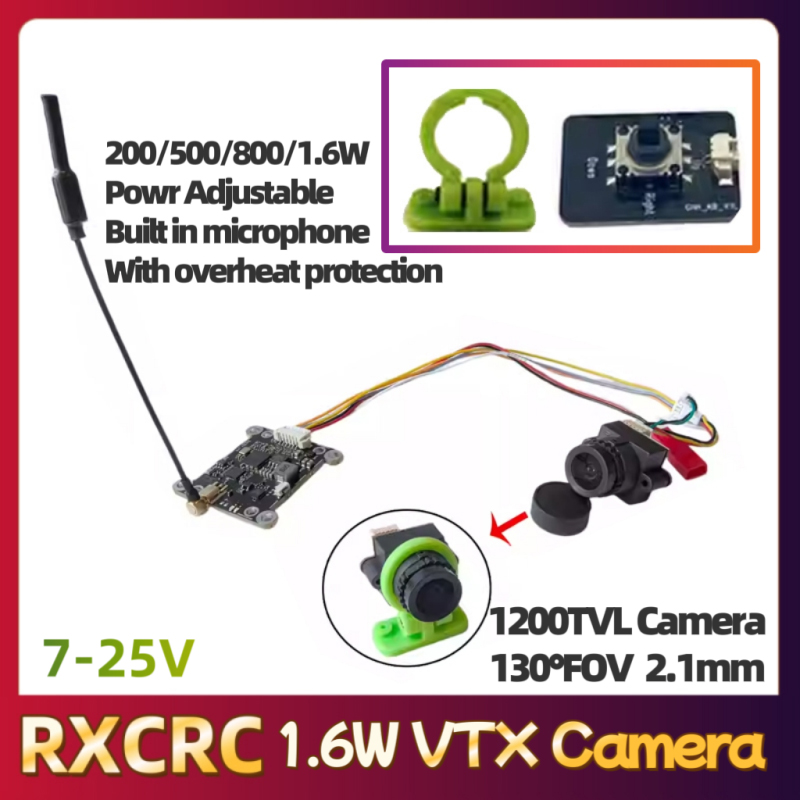Moduł RXCRC 5.8G 48CH 1.6W VTX – Rc Airplane Drone recenzja i cena