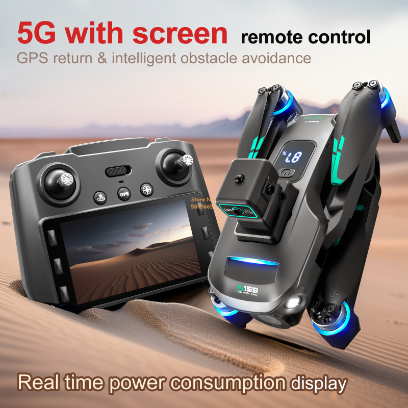 Podwójna kamera 8K 5G WIFI FPV – Drone Rc With Screen recenzja i cena
