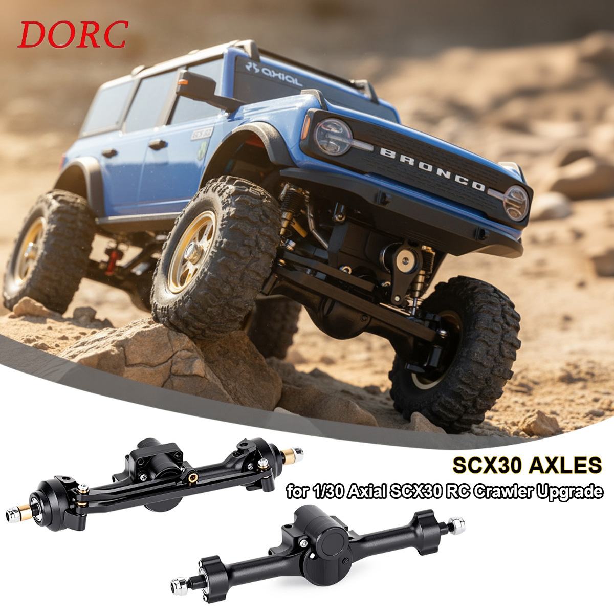 Zestaw aluminiowych osi przedn – Rc Crawler Axle Parts recenzja i cena