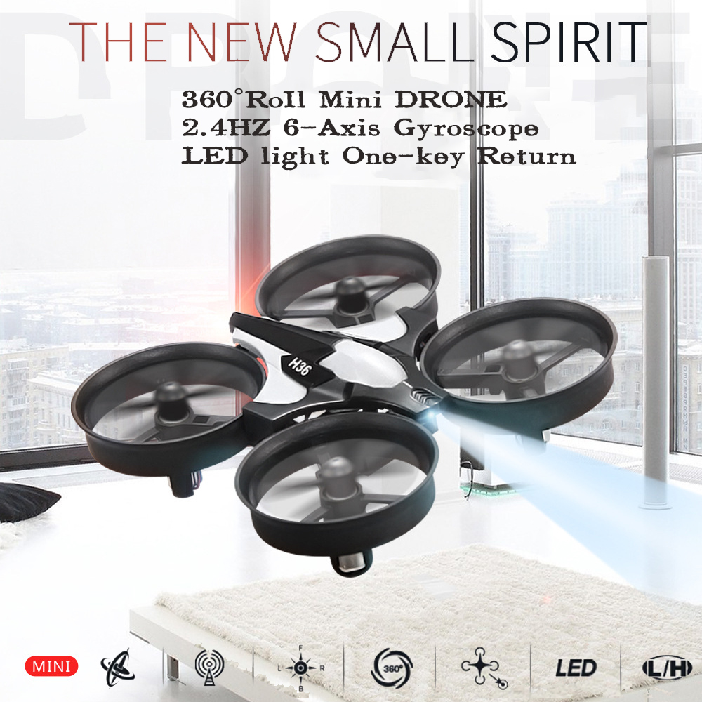 Mini Dron JJRC H36 2.4G 6-osio – Drone Vs Rc Helicopter recenzja i cena