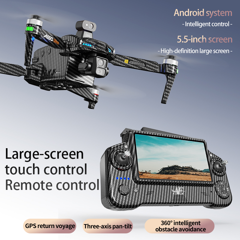 Profesjonalny dron AE60 GPS z  – Drone Rc With Screen recenzja i cena