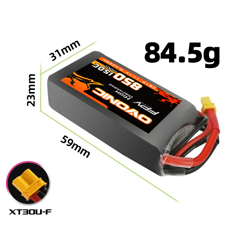 Akumulator Lipo OVONIC 850mAh  – Drone Zll Rc recenzja i cena