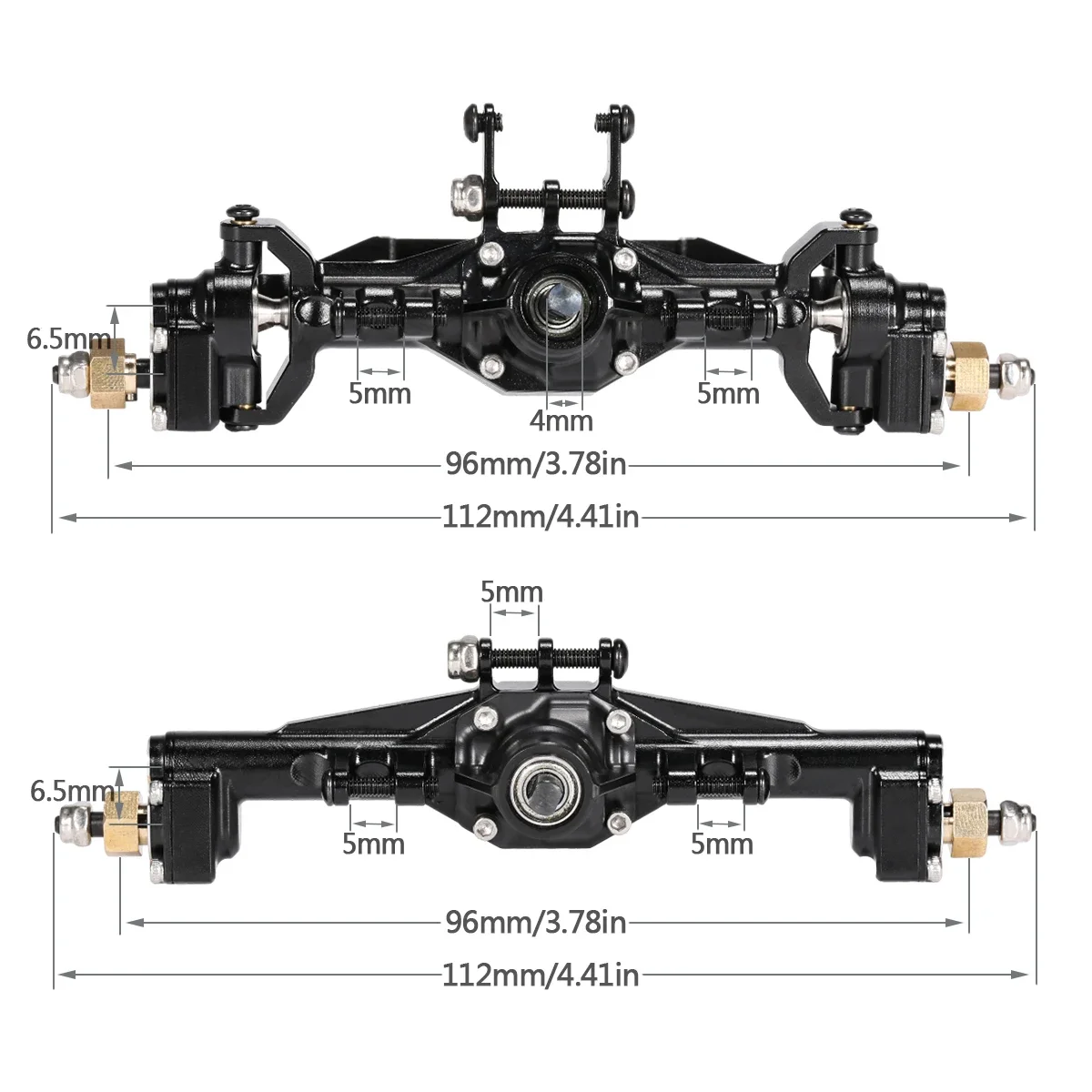 TRX4M Aluminiowa przednia tyln – Rc Crawler Axle Parts recenzja i cena