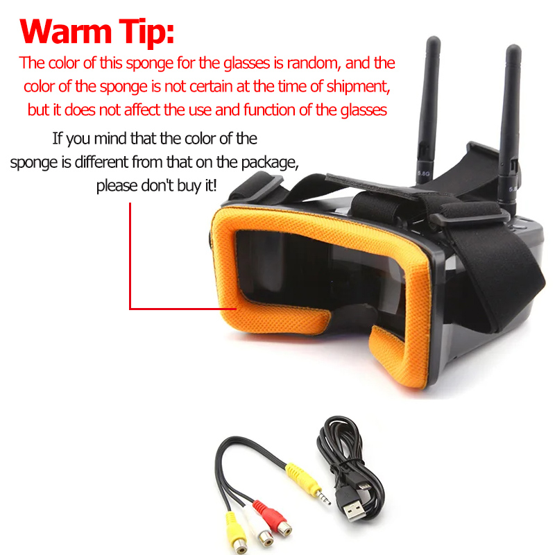 Okulary wideo VR009 FPV z 3-ca – Drone Rc With Screen recenzja i cena